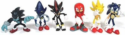 Sonic De 6 Piezas Figura , Shadow, Werehog, Metal Cyk2 G