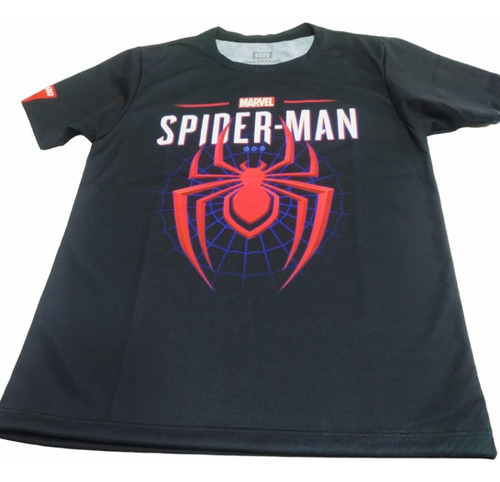 Camiseta Spiderman Hombre Araña Niños Marvel , Camisetas 