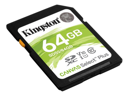 Tarjeta De Memoria Kingston Sds Canvas Select 64gb