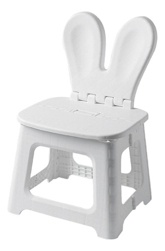 Taburete De Baño Taburete Plegable Con Respaldo Conejo