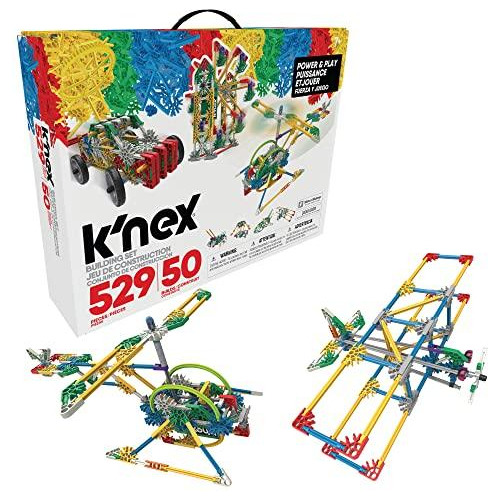 Set Construcción K'nex 529 Piezas Motorizada Power And