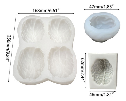 Molde De Silicona Con Forma De Vela (3 #mold) Para Decoració