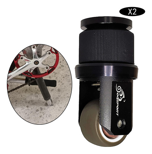 Rodillo Auxiliar De 2 Piezas Para Accesorios De Bicicleta
