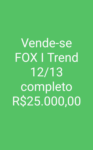 Volkswagen Fox 2013 1.0 Trend Tec Total Flex 5p