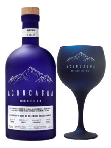 Gin Aconcagua London Dry 750ml + Copón Azul Edición Limitada