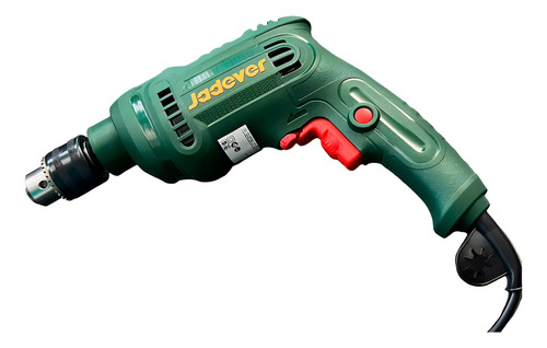 Taladro De Impacto 650w Martillo Percutor 13mm Jadever Color Verde Frecuencia 50/60hz