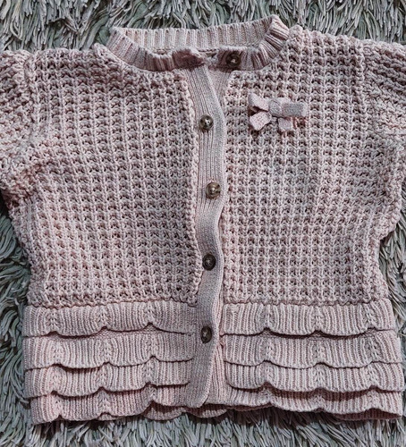 Saco Saquito Cardigan Bebe Beba Niña Teddy Boom