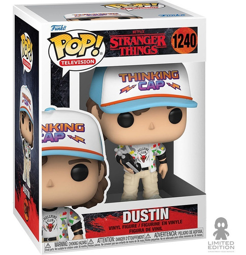 Funko Pop Stranger Things S4 Dustin Hellfire Club Original