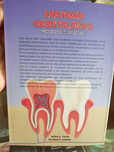 Libro Anatomia Odontologica Funcional Y Aplicada Mario Figun