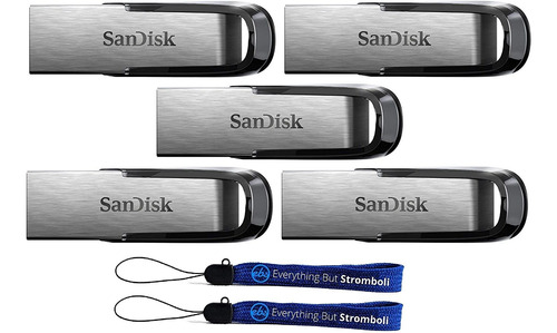 Pendrives Usb 3.0 De 64 Gb Sandisk Ultra 5-pack + Cordon
