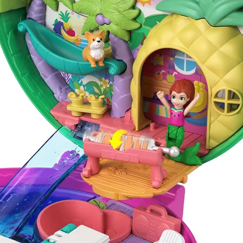 Polly Pocket Conjunto de Brinquedo Estojo Adventure World Festa do