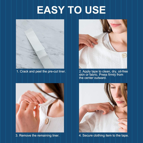 Fita Para Vestuário Corporal (80 Tiras), Tecido Feminino De