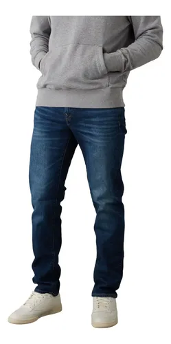 Jeans Flex+ Slim Straight American Eagle Dark Clean