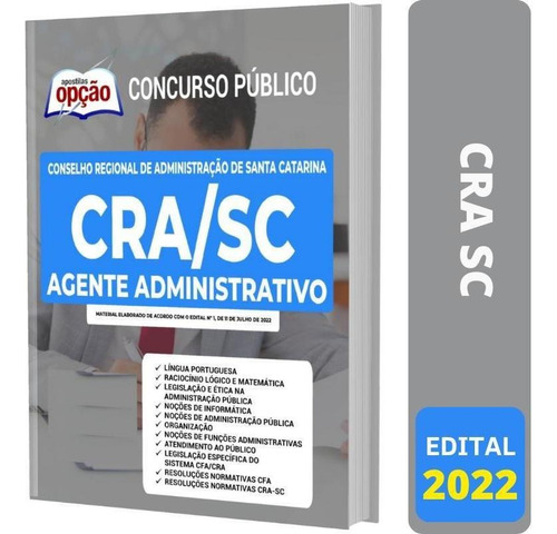 Apostila Cra Sc - Agente Administrativo