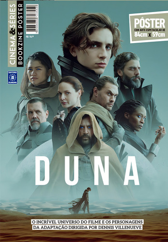 Duna - Superpôster Cinema e Séries, de Editora Europa. Editorial Editora Europa Ltda., capa mole em português, 2021