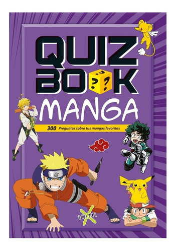 Libro Quiz Book Manga 300 Preguntas Sobre Tus Mangas Guadal