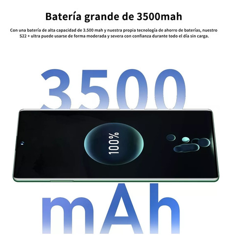 Android Celulares 4g S22+ultra 6.82 Pulgadas Barato Ram3gb Y Rom64gb Negro