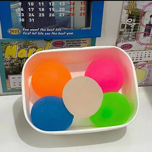 Matte Soft Maltose Ball Pinch Decompression Toy Slow