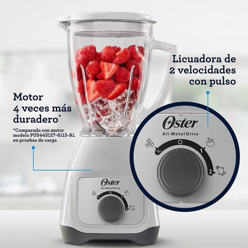 Imagen 2 de 4 de Licuadora Oster 2 Velocidades Kalima