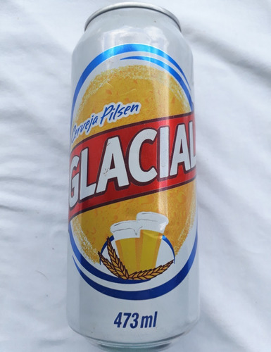 Lata Cerveja Glacial 473ml - Vazia - Ano 2013 -  Xb