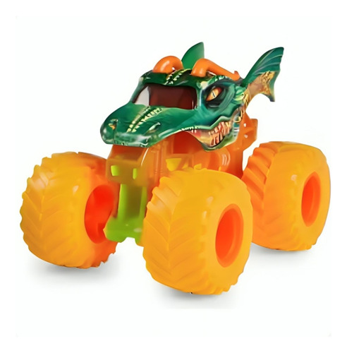 Monster Jam Dragão Verde Com Rodas Laranja 3343 - Sunny