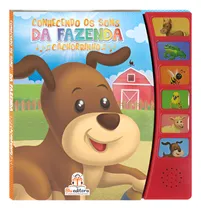 Comprar Conhecendo Os Sons Da Fazenda: Cachorrinho - Livro Sonoro Com 6 Sons De Animais! Curiosidades E Ilustrações Divertidas Para Aprendizado Interativo E Educativo Das Crianças!