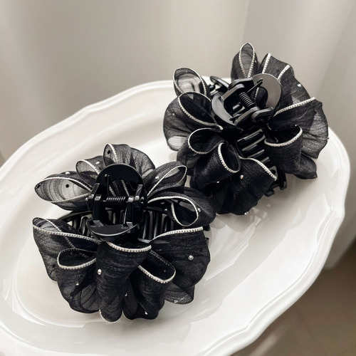 Elegante Pinza De Pelo Con Lazo Para Mujer, Accesorio Elegan