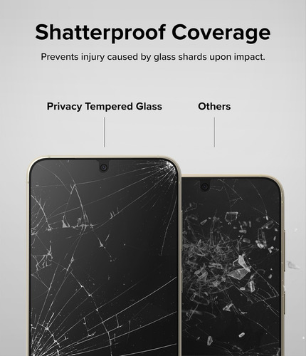 Imagen 8 de 8 de Vidrio Templado Spy Para Samsung S23 Ringke Privacy 9h Glass