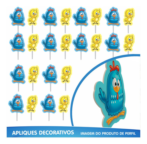 Imagem 8 de 9 de Kit Festa Fácil Galinha Pintadinha - Decoração Aniversário