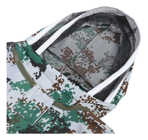 Chaqueta Protectora De Traje De Apicultura Con Doble Cremall