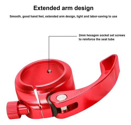 Abrazadera Para Sillín De Bicicleta Collar De Tija De Sillín