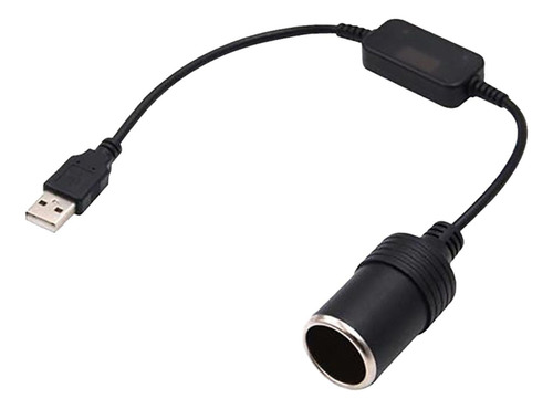 Adaptador Usb A Macho A Encendedor De 1,2 Metros