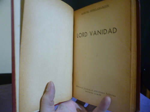 Lord Vanidad - Samuel Shellabarger (Usado)