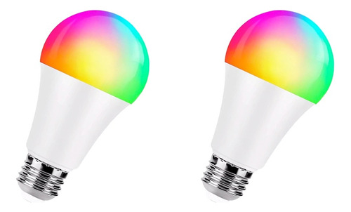 Lamparas Led Wifi Inteligente Rgb - Kit 2 - Tuya Smart