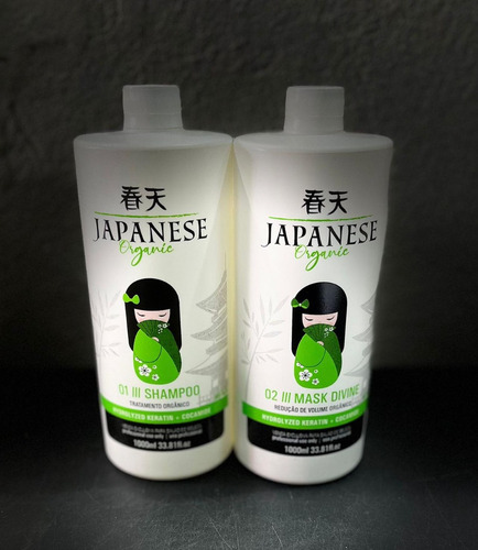 Progressiva Orgânica Redutor Japonês Alisa 100% Kit