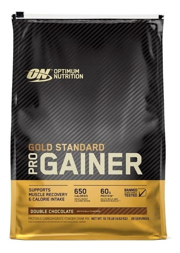 Proteina On Pro Gainer 10 Lbs Ganadores Gold Standar Aumento Sabor Chocolate