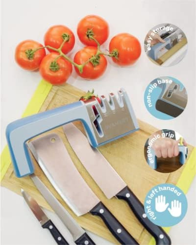 Afilador De Cuchillos Y Tijeras Wamery De 4 Etapas. Repara,