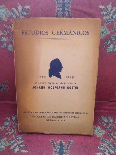 Johann Wolfgang Goethe - Facultad Filosofía Y Letras  /c1 