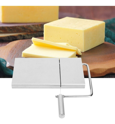 Fatiador De Queijo De Aço Inoxidável Com Fio De Corte