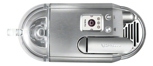 Cafetera espresso Nespresso Creatistada J520-BR-Me-ne, color plateado,