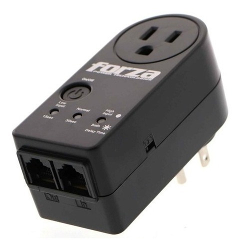 Protector De Voltaje Fvp 1202n A Zion Negro