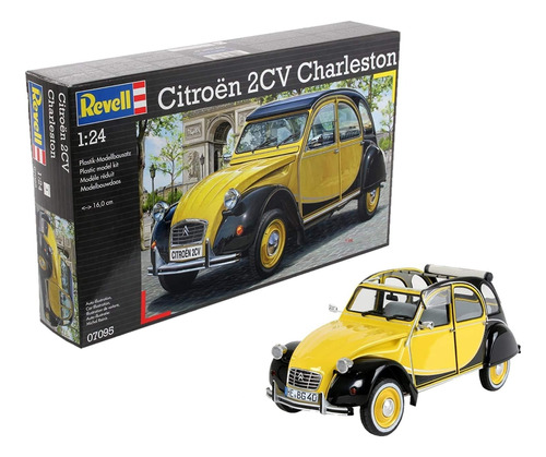 Maqueta Revell Auto Citroën 2cv Charleston - Escala 1:24