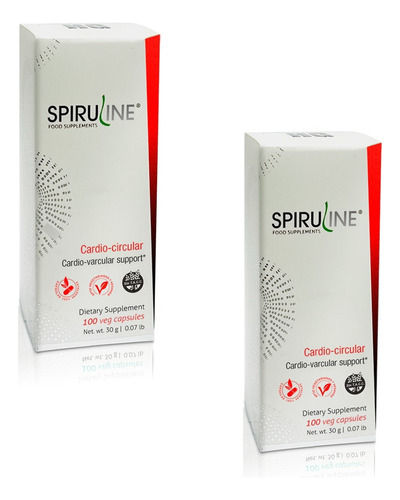 Cardio-circular X2 Spiruline Vitaminas Aminoácidos  