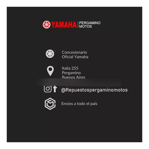 Horquillon Trasero Original Yamaha Ybr 250 Negro Pergamino