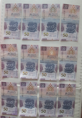 Billetes De 50 Pesos Del Ajolote