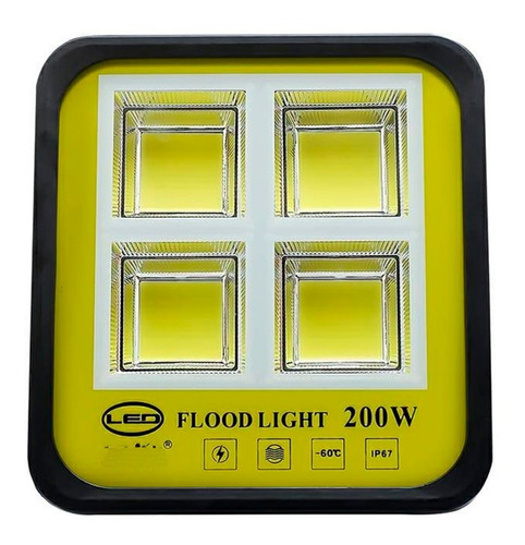 Reflector 200w Cob Led Exterior Intemperie Agua Luz Blanca 