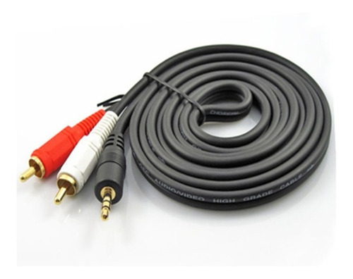 Cables Auxiliar 3.5 A 2 Rca 1.5 Metros