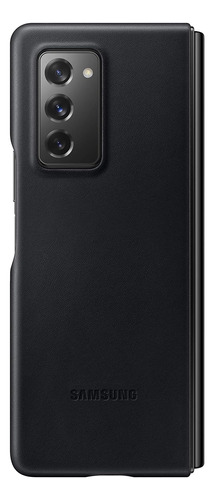 Funda De Cuero Original Samsung Galaxy Z Fold 2 Negro