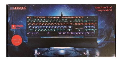 Imagen 5 de 8 de Teclado Gamer Mecanico Pc Newvision Nw800 Usb Led Rgb Gaming