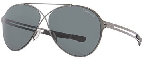 Gafas De Sol Tom Ford Ft 0828 Rocco 12v Rutenio Oscuro Brill